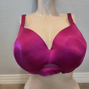 Cacique Bra 44C Pink Lightly Lined Full Coverage Underwire